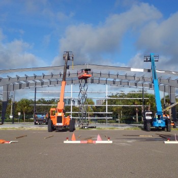  Albert Whitted Airport – Building Erection Underway