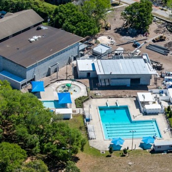 Morningside Recreation Center- Aerial Project Progress