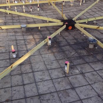 Northdale Splash Pad-Pre Splashpad Center Area Concrete Pour